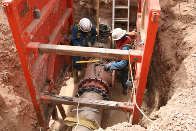 Working in excavation